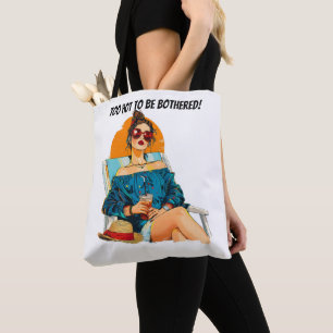 Tote Bag Trop chaud pour être ennuyé Amusant Design été