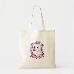 Tote Bag Trop Mignonne Pour Parler D'Halloween Fantôme Mign