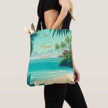 Tropical Beach Destination Nouveaux mariés Cadeau 