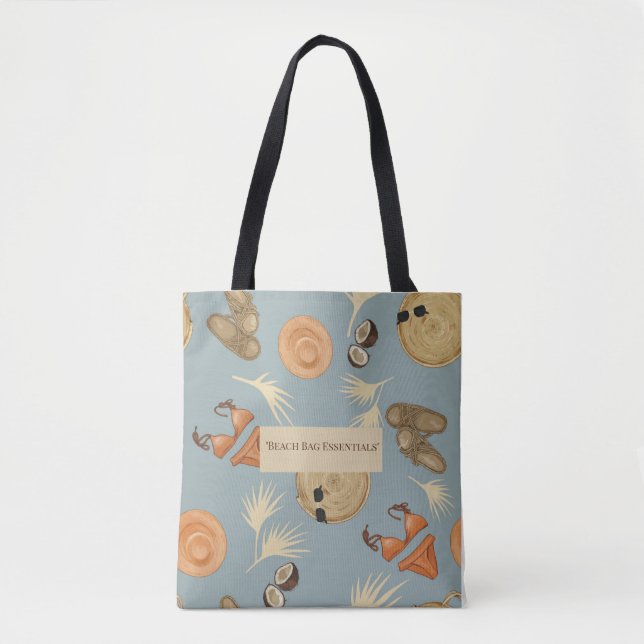 Tote Bag "Tropical Boho Getaway" (Devant)
