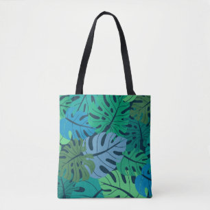 Tote Bag Tropical Jungle Palm Motif sans couture