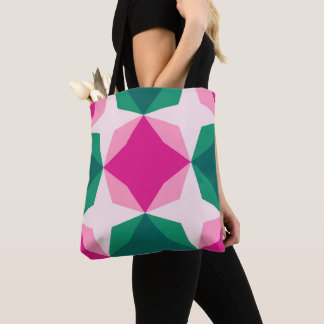 Tote Bag Tropical Sorbet Diamond Motif