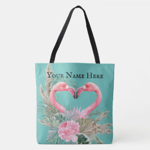 Tote Bag Tropiques personnalisables Flamants roses