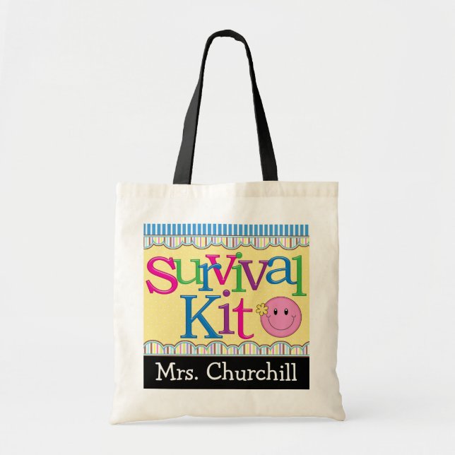 Tote Bag Trousse de survie - SRF (Devant)