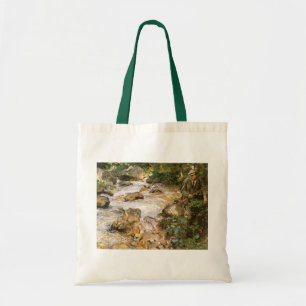 Tote Bag Trout Stream in the Tyrol par John Singer Sargent