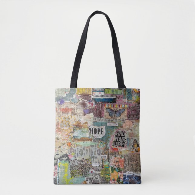 Tote Bag Trouvez votre bonheur (Devant)