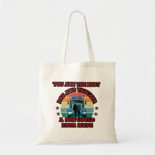 Tote Bag Trucker Père Son Bond Road Famille Amour Design