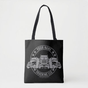 Tote Bag Trucker personnalisé Big Rig Semi Camion Camion