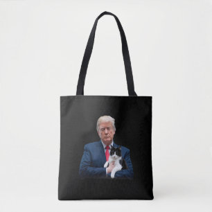 Tote Bag Trump 2024 Chat MAGA Drôle Trump Chat