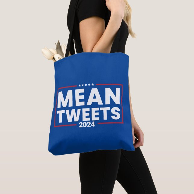 Tote Bag Trump 2024 Tweet Moyenne des élections (De près)