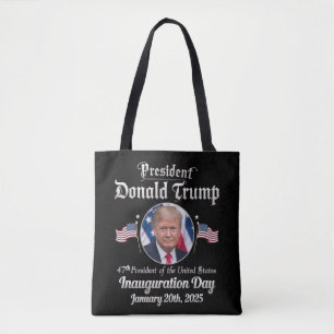 Tote Bag Trump Inauguration Day 2025 47th USA President