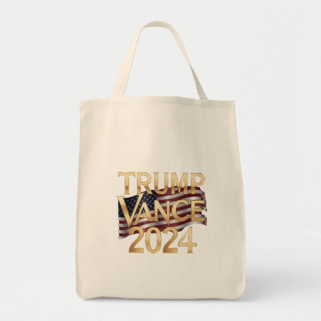 Tote Bag Trump Vance 2024 : Une vision audacieuse pour l'Am (Devant)