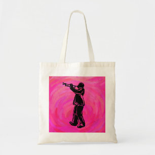 Tote Bag Trumpet Boogie Nuits New York Hot rose