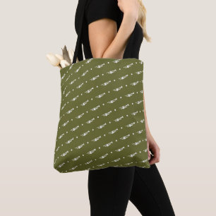 Tote Bag Trumpet Dots Bande Verte Orchestre Musicien Cadeau