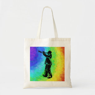 Tote Bag Trumpet New York Boogie Nights Rainbow