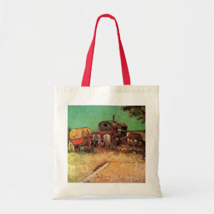 Tote Bag Tsiganes avec Caravanes de Vincent van Gogh
