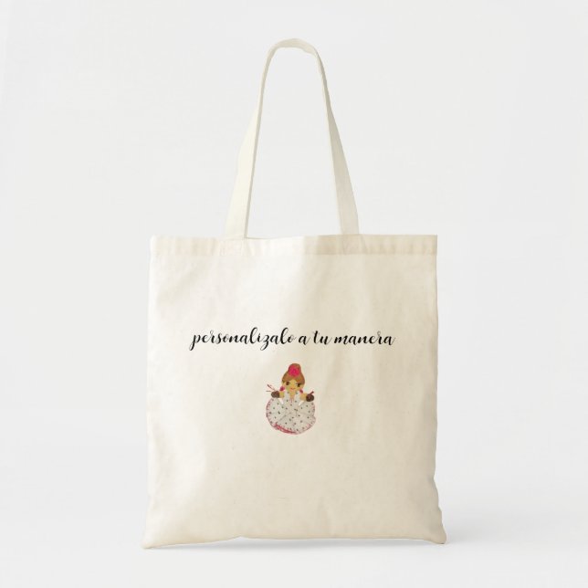 Tote Bag Tu bolso flamenco  (Devant)
