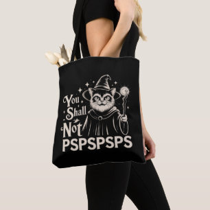 Tote Bag Tu ne PSPSPSPS Chaton Drôle Magicien Papa