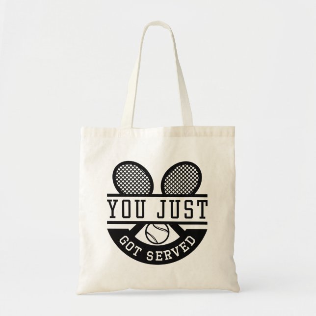 Tote Bag Tu Viens D'Être Servi (Devant)