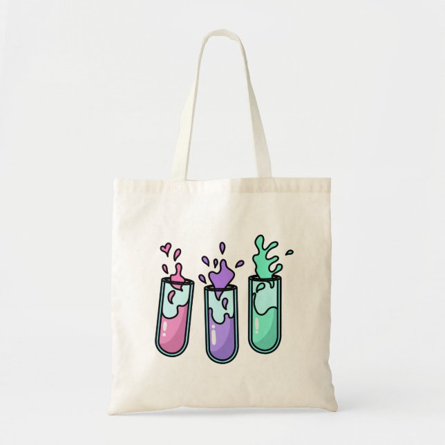 Tote Bag Tubes à essai turbulents (Devant)
