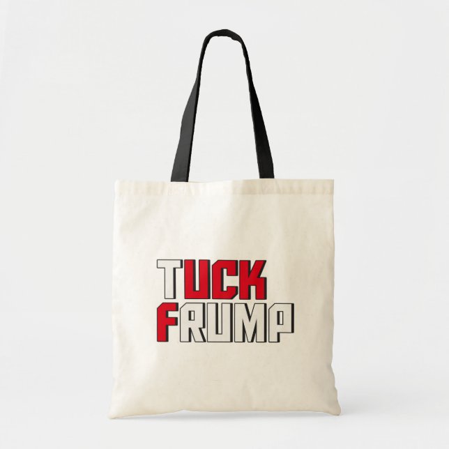 Tote Bag Tuck Frump Funny Anti Donald Trump Wordplay (Devant)