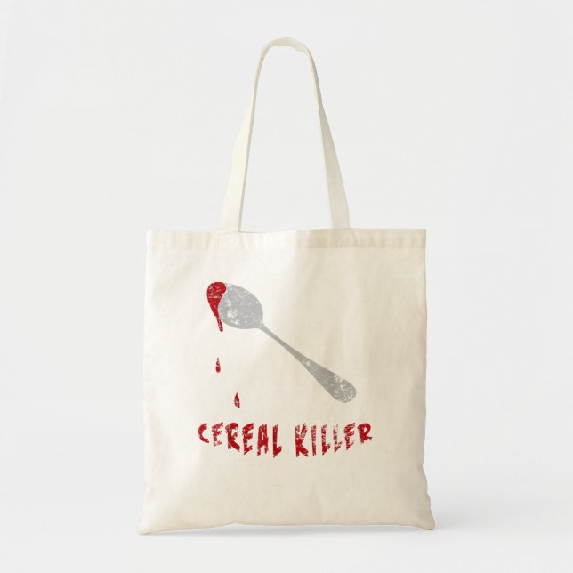 Tote Bag Tueur de céréales drôle Costume d'Halloween cadeau (Devant)