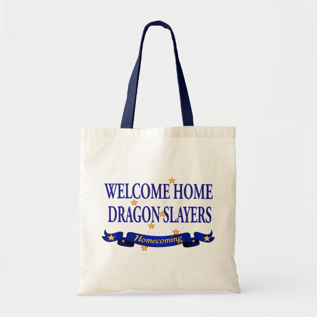 Tote Bag Tueurs à la maison bienvenus de dragon (Devant)
