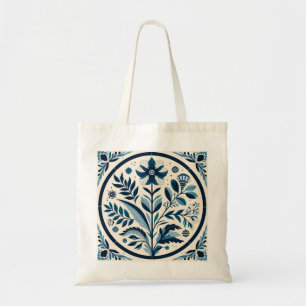 Tote Bag Tuile bleue portugaise
