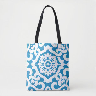 Tote Bag Tuiles bleues portugaises 1