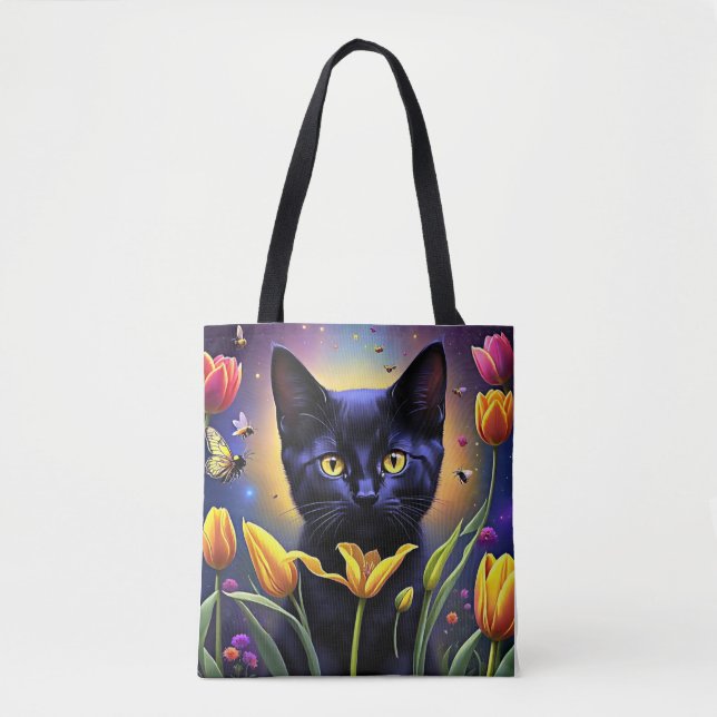 Tote Bag Tulip Kitty (Devant)