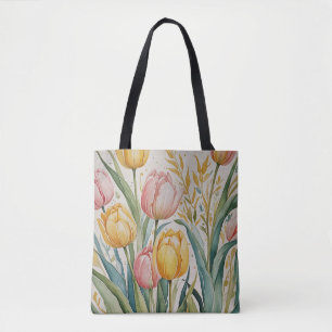 Tote Bag Tulip Reverie