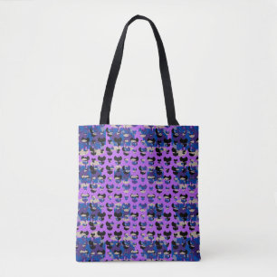 Tote Bag Tulipe de Flamme Céleste Contenue