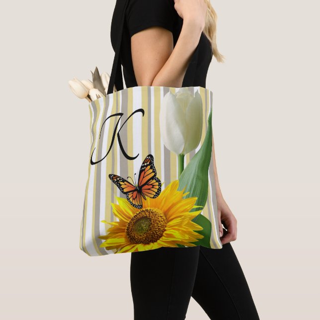 Tote Bag Tulipe de tournesol Tulip Fourre-tout (De près)