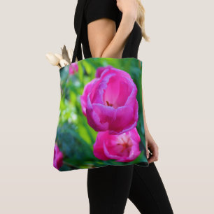 Tote Bag Tulipe rose