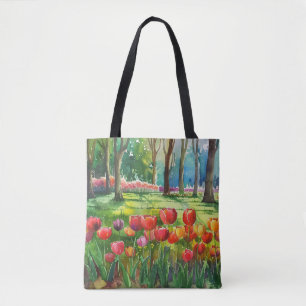 Tote Bag Tulipes dans le parc