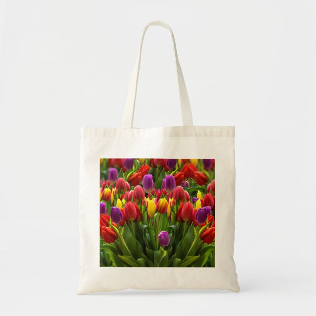 Tote Bag Tulipes lumineuses (Devant)