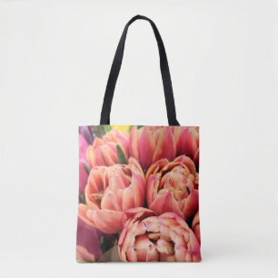 Tote Bag Tulipes roses - fourre-tout