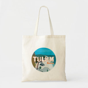 Tote Bag Tulum Mexique Grande idée cadeau