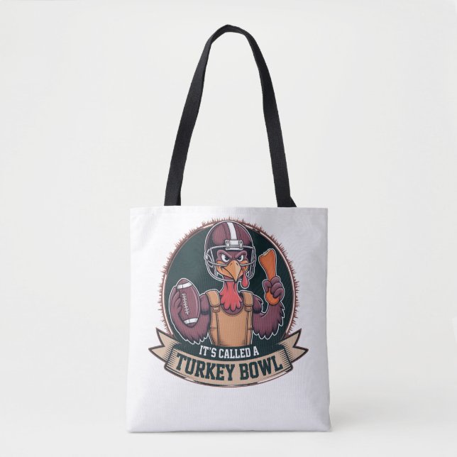 Tote Bag Turkey Bowl Football - It's Called A Turkey Bowl (Devant)