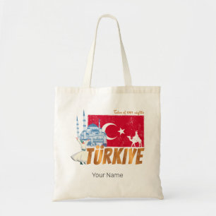 Tote Bag Türkiye Istanbul Pavillon Vintage Turquie Souvenir