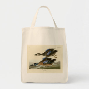 Tote Bag Turquoise à ailes bleues d'Audubon's Birds of Amer