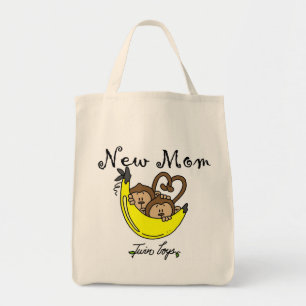 Tote Bag Twin Boys New Mom Tshirts et cadeaux