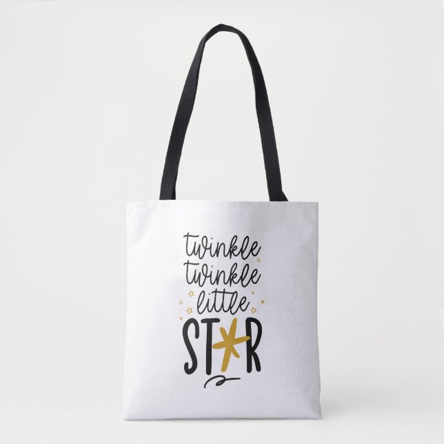 Tote Bag Twinkle Twinkle Little Star Doodle (Devant)