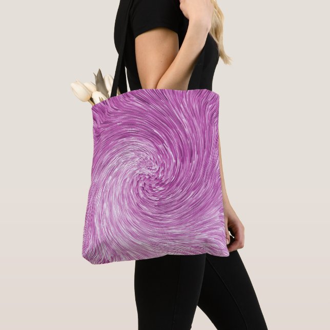 Tote Bag Twirl rose...... (De près)