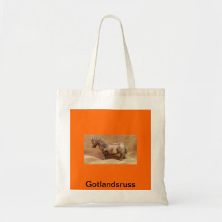 Tote Bag Tygväska med Hästmotiv