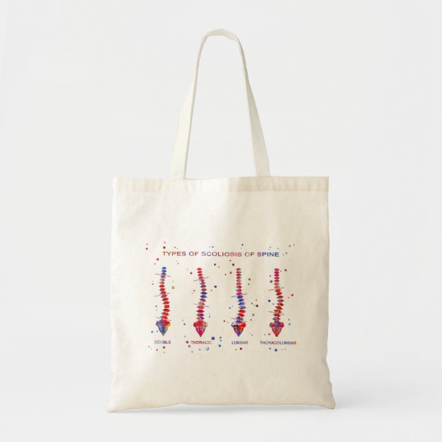 Tote Bag Type de scoliose d'épine (Devant)