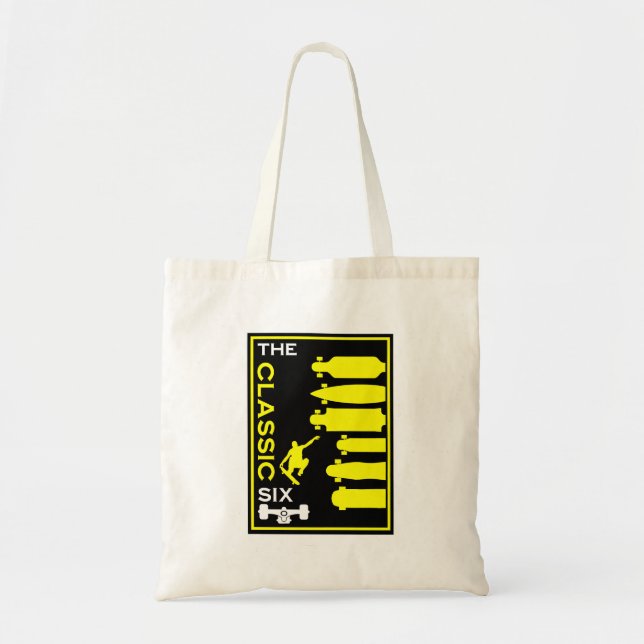 Tote Bag Types de skateboard (Devant)