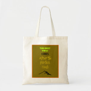 Tote Bag Typographie de devis Randonnée inspirante