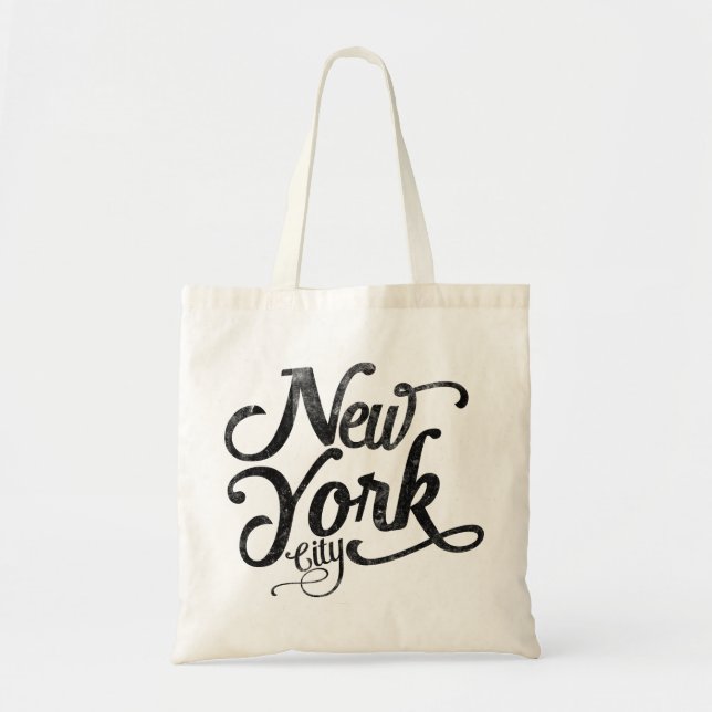 Tote Bag Typographie de New York (Devant)