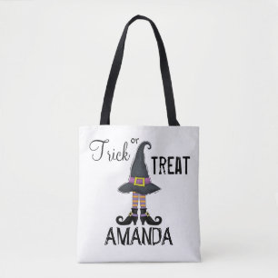 Tote Bag Typographie d'Halloween lunaire amusant Enfants pe